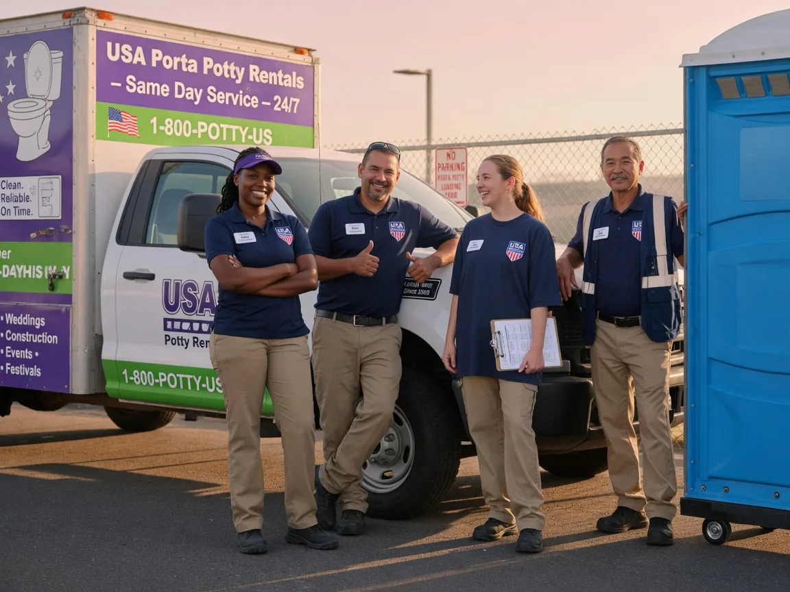 Porta Potty Rental company in Suisun City, CA